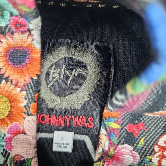 Johnny Was Coat Womens Large Glinda Boho Patchwork Applique Embroidered Duster - Picture 5 of 7